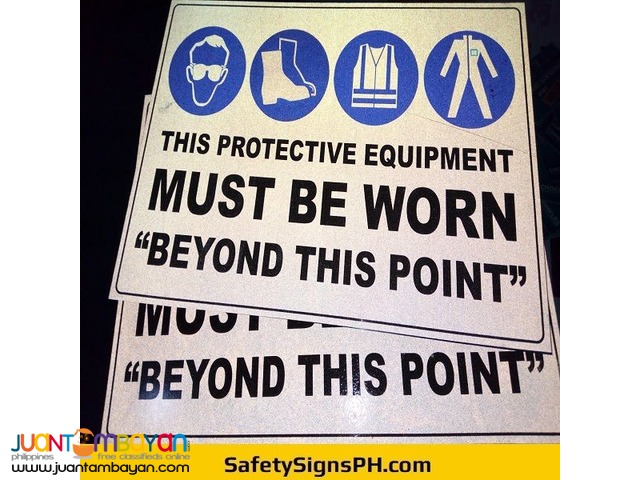 Reflective Safety Stickers and Signages - Request A FREE Quote!