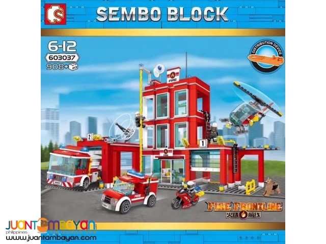 SEMBO™ 603037 City Fire Frontline Fire Station