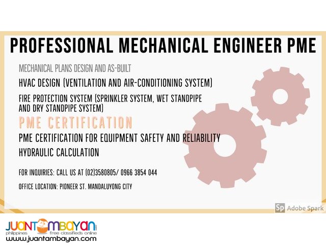 Professional Mechanical Engineer PME