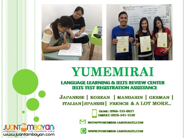 YUMEMIRAI LANGUAGE LEARNING AND IELTS REVIEW CENTER