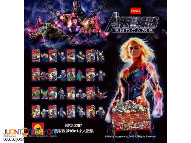 DECOOL™ 0297 Avengers Infinity War End Game 16in1 Minifigures 