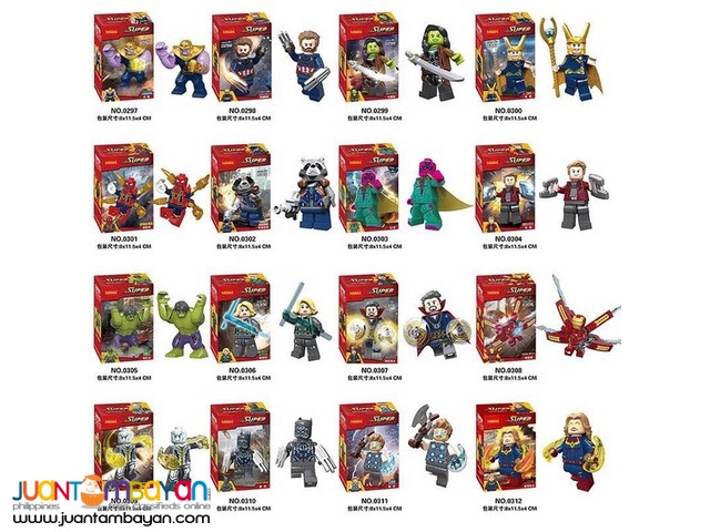 DECOOL™ 0297 Avengers Infinity War End Game 16in1 Minifigures 