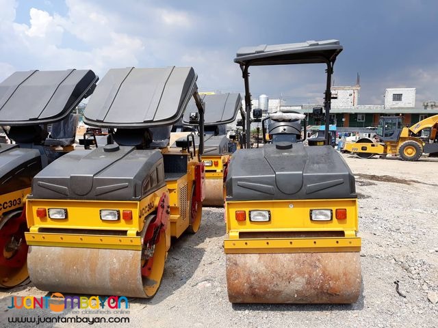 JCC303 Road roller 3tons Double Drum Pison