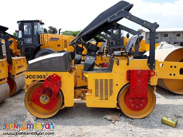 JCC303 Road roller 3tons Double Drum Pison