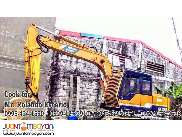 For Rent Backhoe (RR Heavy Equipment Rental Services)