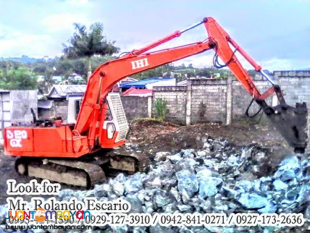 For Rent Backhoe (RR Heavy Equipment Rental Services)