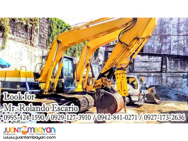 For Rent Backhoe (RR Heavy Equipment Rental Services)