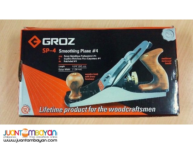 Groz SP-4 9 3/4-inch Smoothing Bench Plane