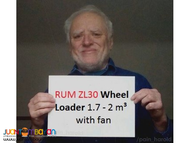 RUM ZL30 Wheel Loader 1.7 - 2 m³ with fan