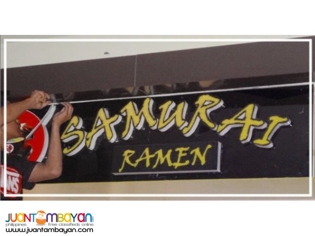 Neon, Signage Maker, Non/Lighted Acrylic, Panaflex, Sticker