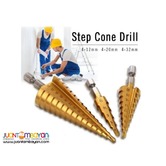HSS Cone Step Drill Titanium Bit 12/20/32mm