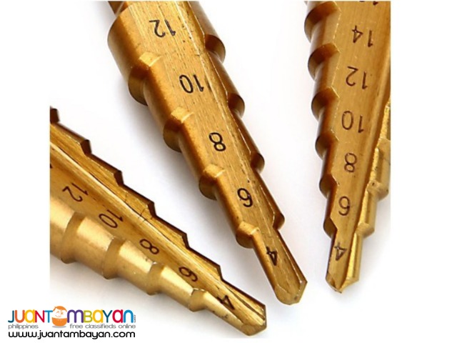 HSS Cone Step Drill Titanium Bit 12/20/32mm