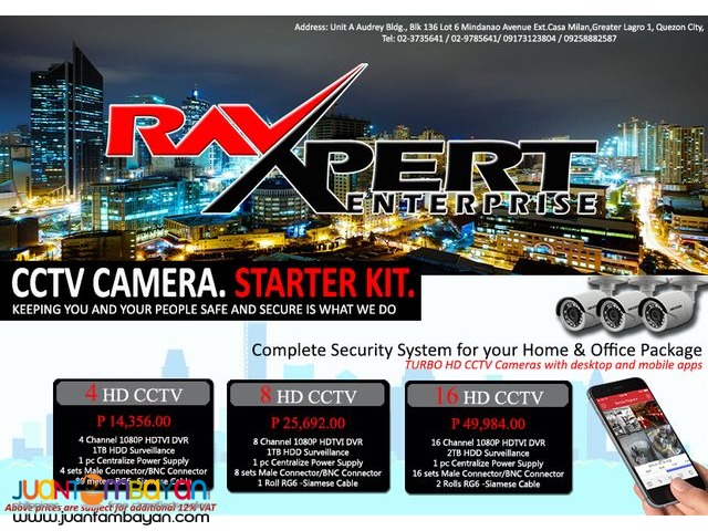 Ravxpert 2 Mega PixeL cctv package