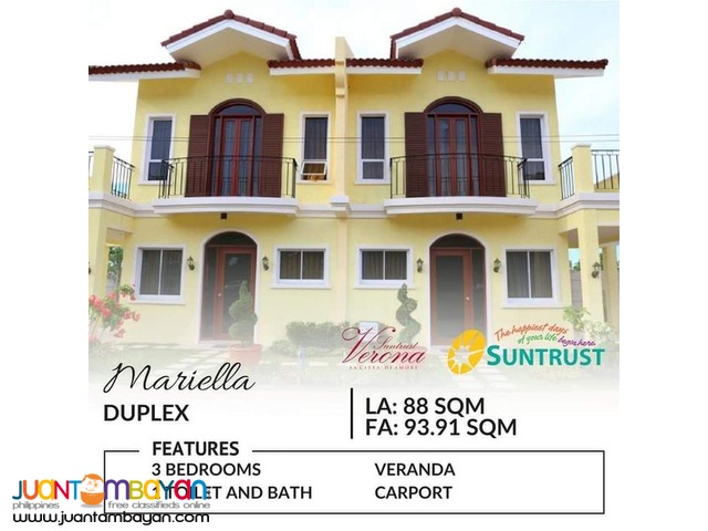 RFO 3BR Duplex in Suntrust Verona Sta Rosa - Silang - Tagaytay
