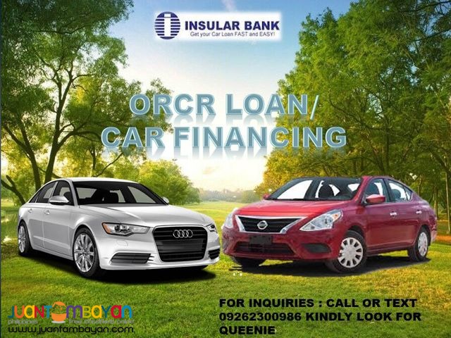 ocr loan / car financing loan