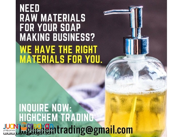 Raw Materials for your Soap Dishwashing Liquid Business