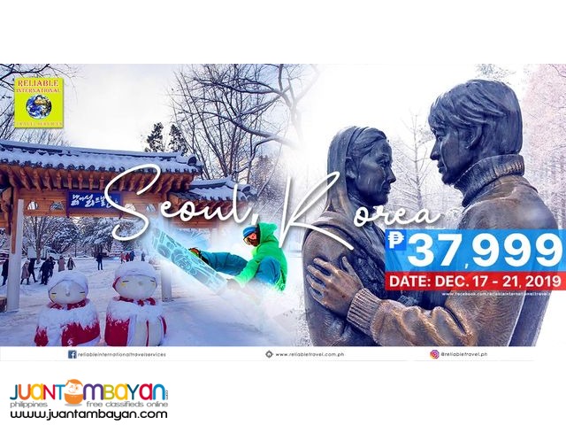 5D4N Korea Full Board Package Winter Experience + Visa + Airfare 5D4N Korea Full Board Package Winter Experience + Visa + Airfare