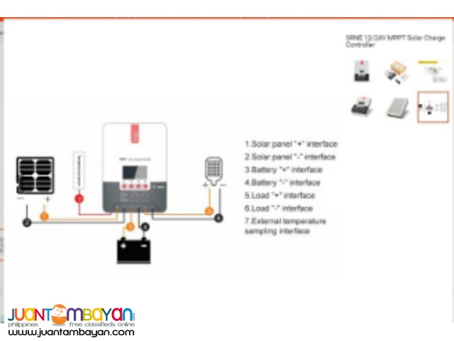  SRNE 40A MPPT Solar Charge Controller 12V/24V