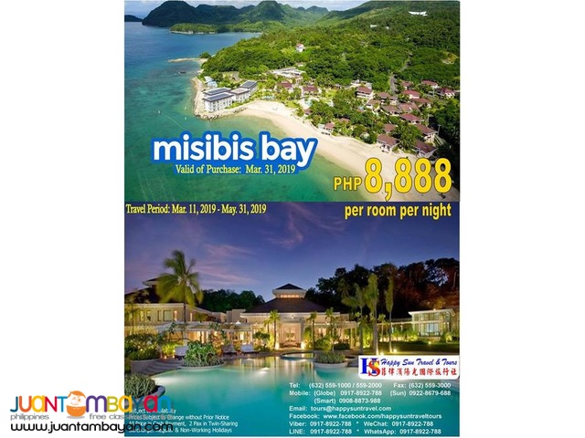 Overnight Stay in Misibis Bay Resort – Bicol