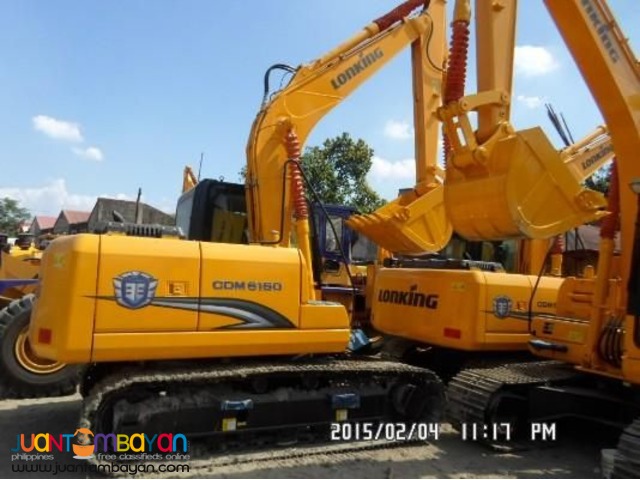Lonking CDM 6150 Backhoe Excavator 56 Cbm brand new