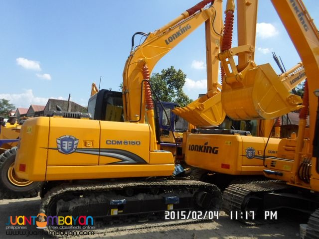 Lonking CDM 6150 Backhoe Excavator 56 Cbm brand new
