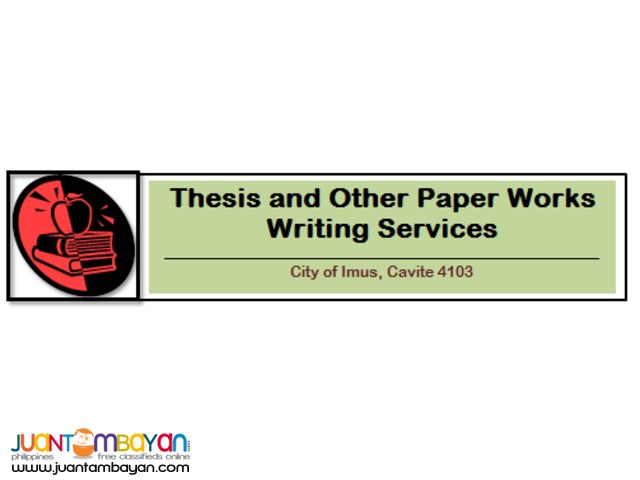 Thesis Writing Services Philippines Thesis Writing Services Philippines