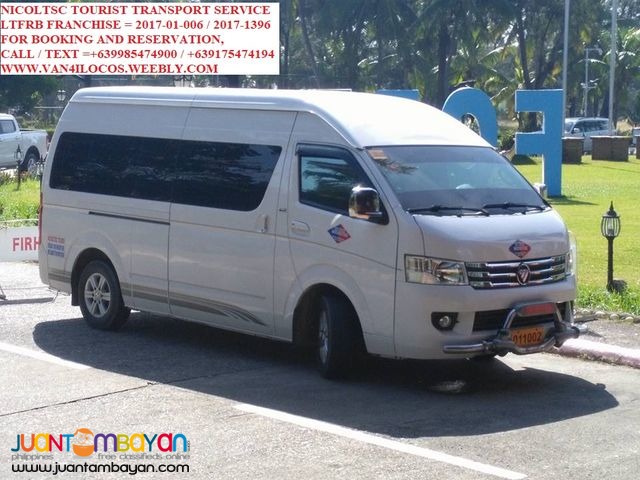 cagayan valley and ilocos tour van rentals
