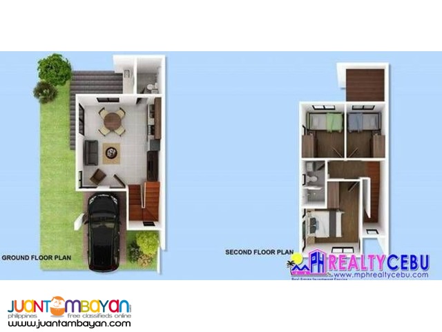 2-Storey Townhouse For Sale Sunhera Res. Cebu City|3BR 2T;B