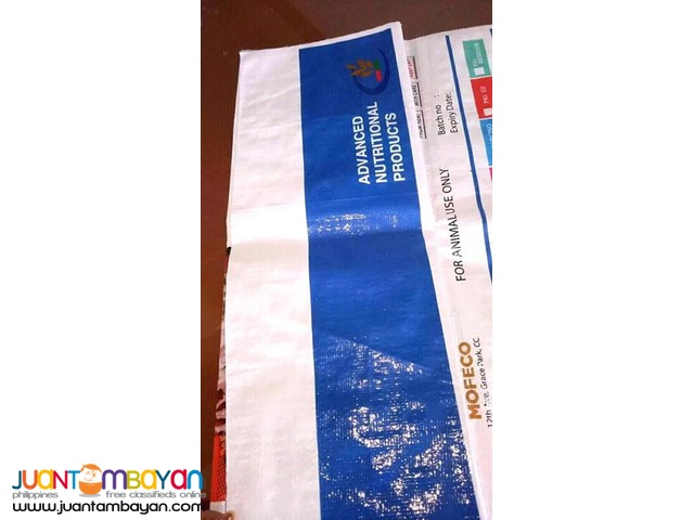 LAMINATED PRINTED SACKS BOTH SIDE