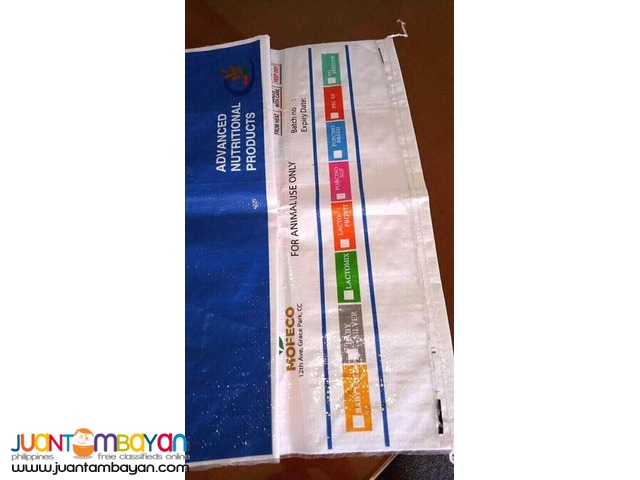 LAMINATED PRINTED SACKS BOTH SIDE