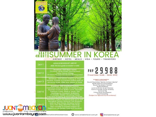 EXPERIENCE SUMMER IN KOREA!! (14JUNE-18JUNE)