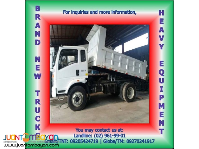 Brand New 6 wheeler HOMAN Dump Trucks Euro 4