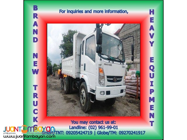 Brand New 6 wheeler HOMAN Dump Trucks Euro 4