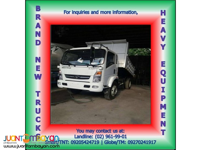 Brand New 6 wheeler HOMAN Dump Trucks Euro 4