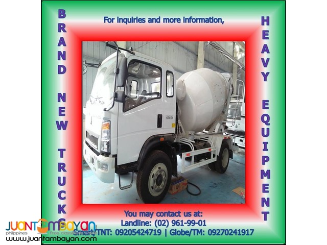 Brand New 6 wheeler HOMAN Transit Mixer 4cbm Euro 4