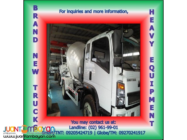 Brand New 6 wheeler HOMAN Transit Mixer 4cbm Euro 4