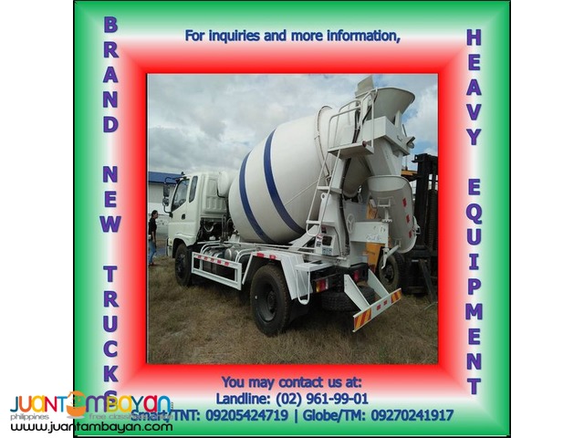 Brand New 6 wheeler HOMAN Transit Mixer 4cbm Euro 4