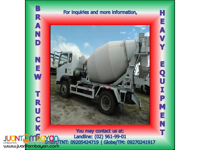 Brand New 6 wheeler HOMAN Transit Mixer 4cbm Euro 4