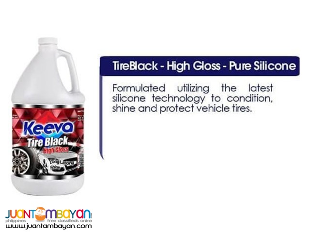 Keeva Organic Tire Black High Gloss Pure Silicon