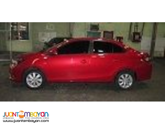 Toyota Vios RED FOR RENT A CAR