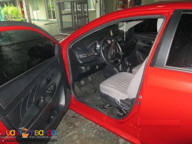 Toyota Vios RED FOR RENT A CAR