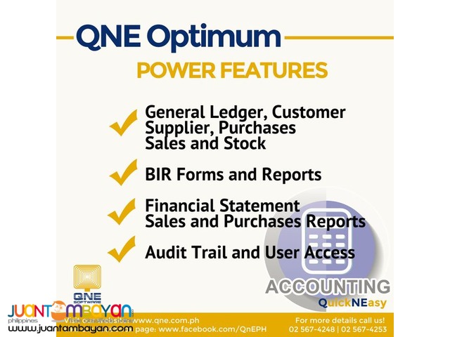 QNE Optimum Accounting Software: The ERP for Your Success!!
