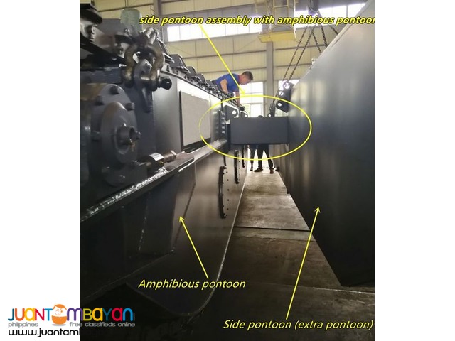 HQ200PU-S amphibious pontoon undercarriage