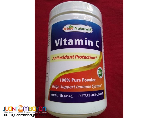 Best Naturals 100 pure Vitamin C powder 1 pound 454 grams