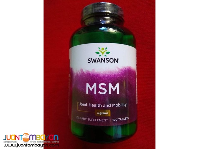 Swanson MSM 1500mg 120 Tablets
