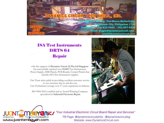 ISA Test Instruments DRTS 64 Repair