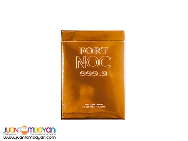 FORT NOCS Gold Limited Edition Playing Cards