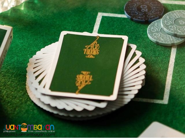 Green Ace Fulton's Casino Playing Cards