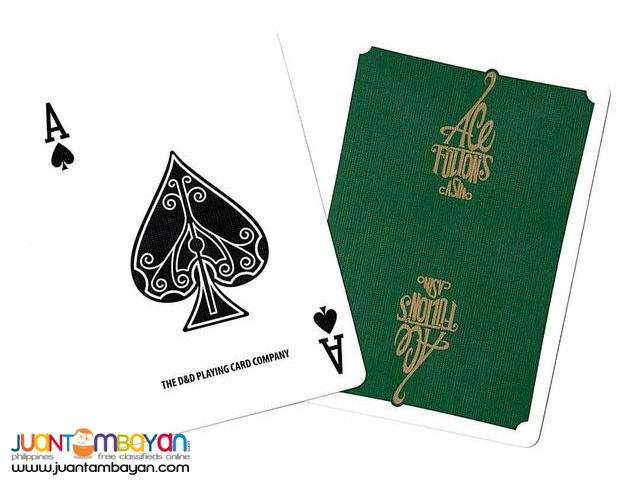 Green Ace Fulton's Casino Playing Cards