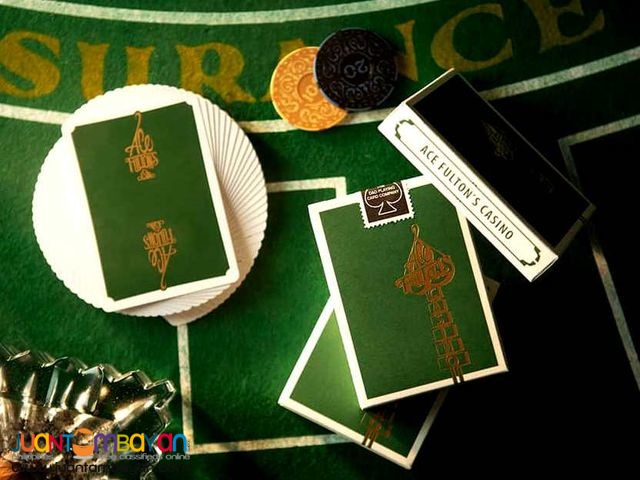 Green Ace Fulton's Casino Playing Cards